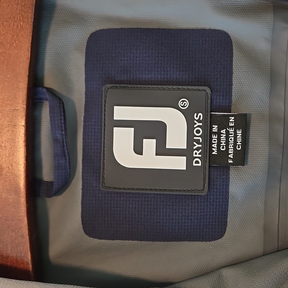 MEN'S FOOTJOY DRYJOYS NAVY GOLF JACKET SIZE SMALL - Picture 11 of 13